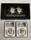 2023-s Morgan/peace Silver Dollar 2-coin Reverse Proof Set Pcgs Pr70 Er Ogp