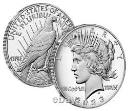2023 S Peace & Morgan Silver Dollar Proof Coin Set, Last Set