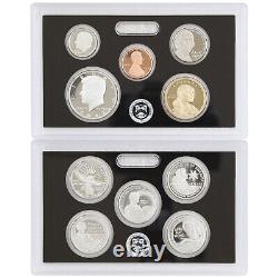 2023 S Proof Set Original Box & COA With Hat 10 Coins 99.9% Silver