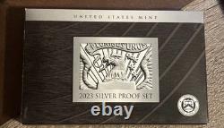 2023-S US Mint Silver Proof Set OGP COA & Box 10 Coins. 999 United States