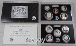 2023-S US Mint Silver Proof Set OGP COA & Box 10 Coins. 999 United States