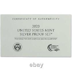 2023 Silver Proof Set U. S. Mint Original Government Packaging OGP COA