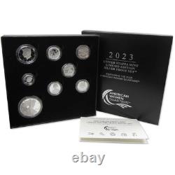 2023 U. S. Mint Limited Edition Silver Proof Set Collectible OGP COA