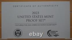 2023 United States Mint Silver and Clad Proof Sets with Original Packaging & COA