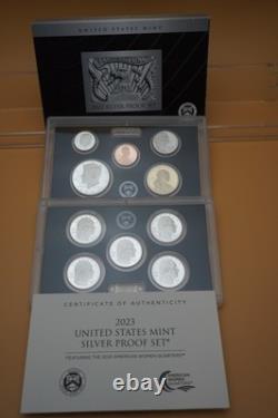 2023 United States Mint Silver and Clad Proof Sets with Original Packaging & COA