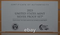 2023 United States Mint Silver and Clad Proof Sets with Original Packaging & COA
