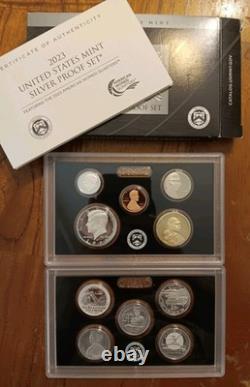 2023-s Us Mint 99.9% Silver Proof Set / W Orignal Box &coa