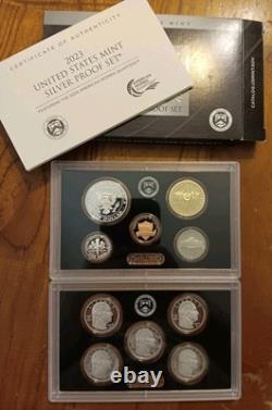 2023-s Us Mint 99.9% Silver Proof Set / W Orignal Box &coa