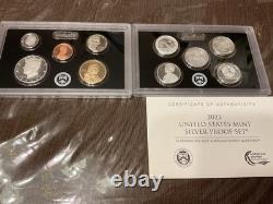 2023 silver proof set 10 coin