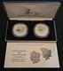 2024 Morgan & Peace Dollar Reverse Proof Set. 999 Silver With Box & Coa