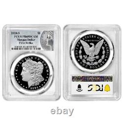 2024-S $1 Proof Morgan and Peace Silver Dollar 2pc Set PCGS PR69DCAM FS Morga
