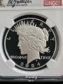 2024-S Morgan/Peace Dollar Silver Proof Set NGC PR70 AR Gaudioso Hand-Signed