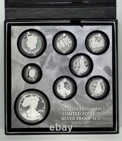 2024 S Proof Silver Eagle Limited Edition Proof Set 24rc In Ogp