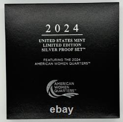 2024 S Proof Silver Eagle Limited Edition Proof Set 24rc In Ogp