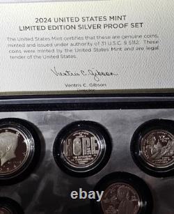 2024 S Proof Silver Eagle Limited Edition Proof Set 24rc In Ogp