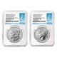 2024-s Reverse Proof $1 Morgan And Peace Silver Dollar 2pc Set Ngc Pf70 Fdi F