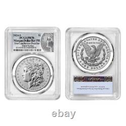 2024-S Reverse Proof $1 Morgan and Peace Silver Dollar 2pc Set PCGS PR70 FS M