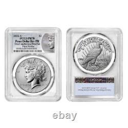 2024-S Reverse Proof $1 Morgan and Peace Silver Dollar 2pc Set PCGS PR70 FS M