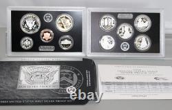 2024 S US Mint ANNUAL 10 Coin SILVER Proof Set with Box, COA + Eagle Staff $1