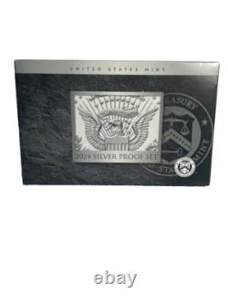 2024 S United States Mint Silver Proof Set 10 Coins With OGP & COA