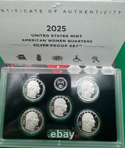 2025 American Women Quarters Silver Proof Set Ships Immediately