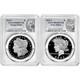 2025-s Proof $1 Morgan And Peace Silver Dollar 2pc Set Pcgs Pr69dcam Morgan