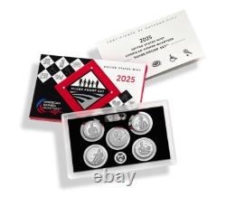2025 S Proof Silver Set American Women Quarters Silver 5-coins IN HAND