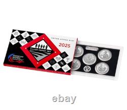 2025 S Proof Silver Set American Women Quarters Silver 5-coins IN HAND