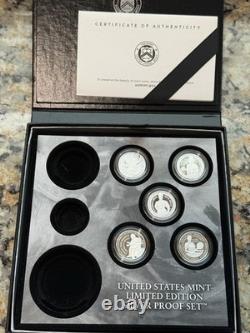 2025 S Silver Proof Quarter Set. Limited Edition OGP and COA. 0.999 fine
