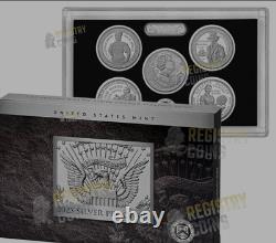 2025 S Silver Proof Set U. S. Mint OGP COA 25c, All 5 American Women Quarters %