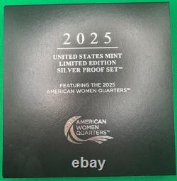 2025 S US MINT LIMITED EDITION SILVER PROOF SET OGP/COA In Hand