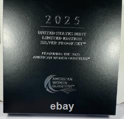 2025-S US Mint Limited Edition Silver Proof Set -Stunning DCAM OGP/COA