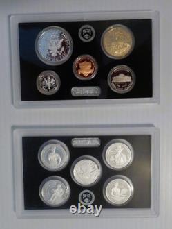 2025 Silver Proof Set, 10 Coins, Box, COA, 25RH