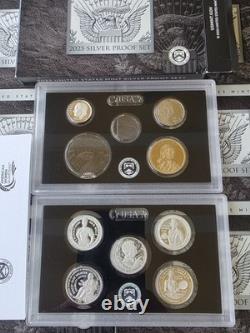 2025 United States Mint Silver Proof Set 25RH, No Penny No Kennedy %%