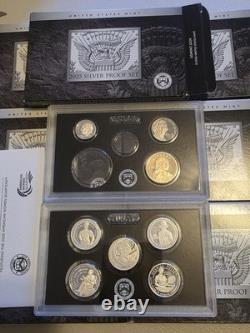 2025 United States Mint Silver Proof Set 25RH, No Penny No Kennedy %