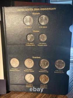 2026 250th SEMIQ Whitman Coin Album 100% FILLED + BONUS 1976 SILVER PROOF SET