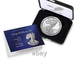 2026 P Congratulations Set American Eagle One Ounce Silver Proof Box & Coa 26rf