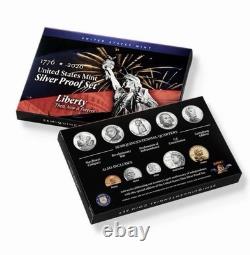 2026 S Semiquincentennial Silver Proof Set 10 Coin (San Francisco) WithOGP In Hand