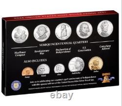 2026 S Silver Proof Set 1776-2026 Dual Date IN HAND. READY SHIP US Mint OGP COA