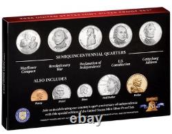 2026 S Silver Proof Set IN HAND 1776-2026 Semiquincentennial S Mint OGP COA