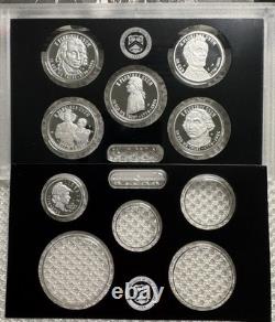 2026 S US Proof 99.9% (6) Silver Coins, 5 Quarters, 1 Dime, Box/COA- See Photos
