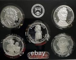 2026 S US Proof 99.9% (6) Silver Coins, 5 Quarters, 1 Dime, Box/COA- See Photos