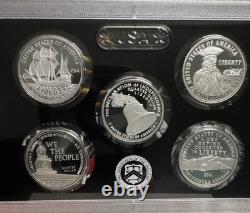 2026 S US Proof 99.9% (6) Silver Coins, 5 Quarters, 1 Dime, Box/COA- See Photos