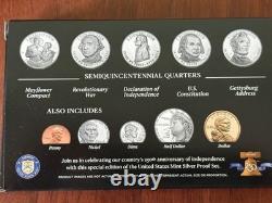 2026-S U. S. Mint Silver Proof Set 250th Anniversary 1776-2026 COA OGP IN HAND