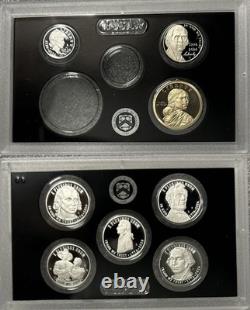 2026 S United States Silver Proof 8 Coin Set with Box and COA (No 1¢ & 50¢)