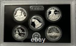 2026 S United States Silver Proof 8 Coin Set with Box and COA (No 1¢ & 50¢)
