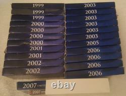 23 US Clad Proof sets with Boxes & COA's