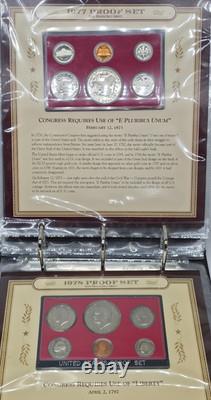 25 Years Of America's Finest Coinage Vol. I Complete 1968-1980 Proof Set PCS
