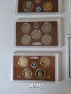 2- 2012-S U. S. Mint Proof Set (14 Coins) withOGP & COA