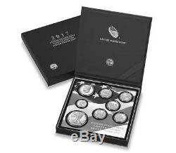 2 2017 Limited Edition Silver Proof Sets With S Proof Silver Eagle mint sealed box